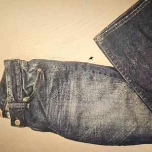 Gap Curvy Flare Jeans Distressed Medium Wash Blue Denim Mid-Rise Y2K 10